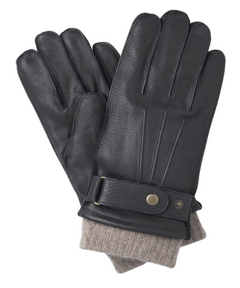Leather driving gloves