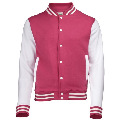 pink women varsity jackets