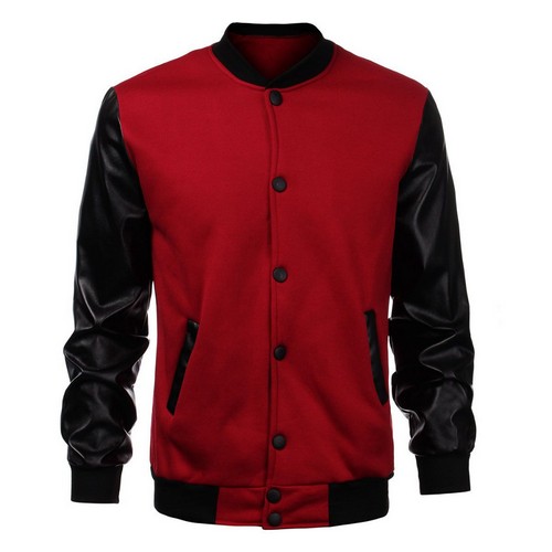 red & black varsity jackets